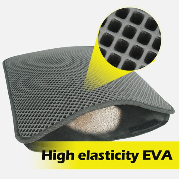 Pet Litter Mat Double Layer Pads Trapping