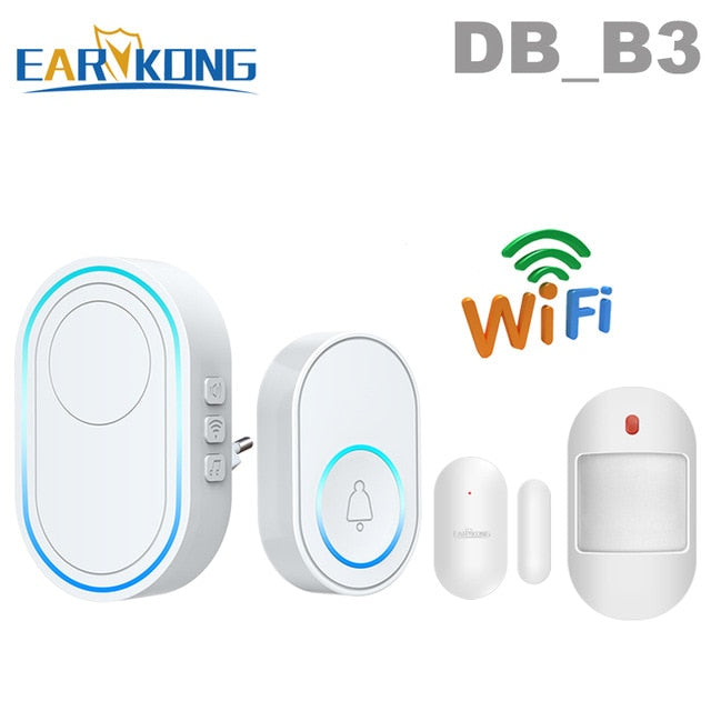 Wifi Doorbell Alarm System Intelligent Wireless Doorbell