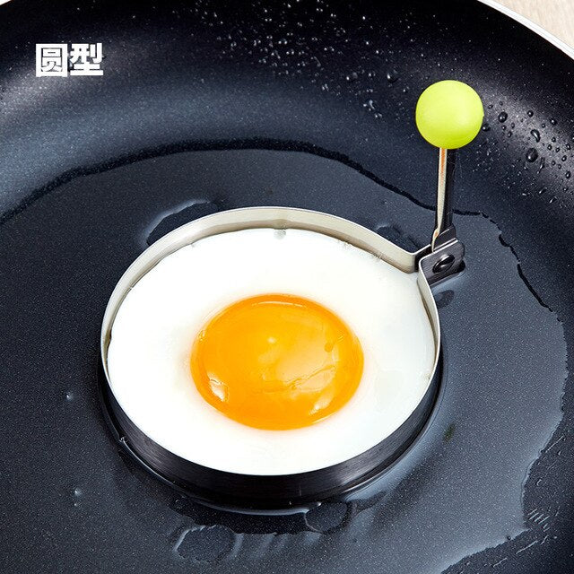 Stainless steel fried egg mold holder