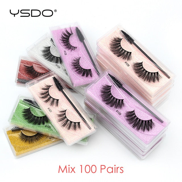 3D Mink Lashes Natural False Eye Lashes Makeup