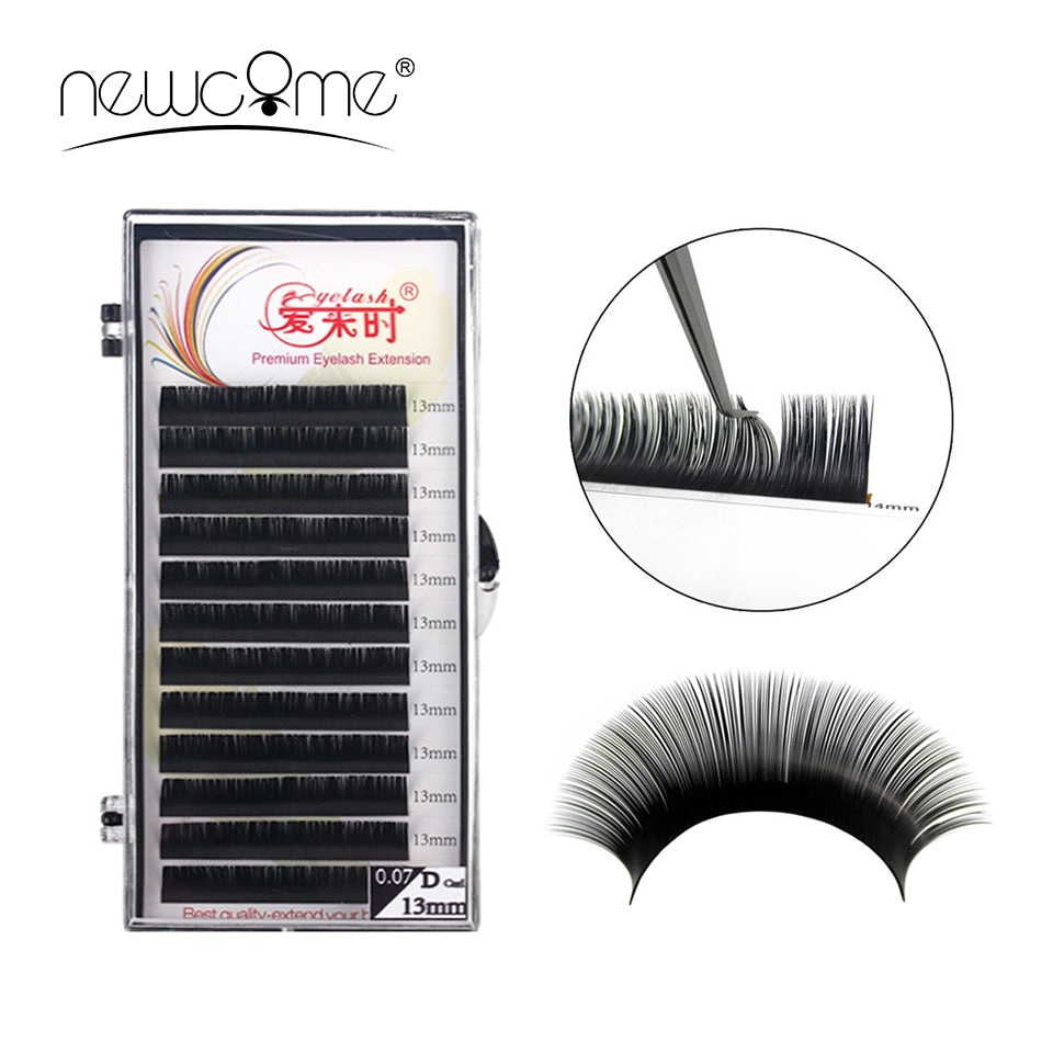 Individual Silk Eyelash Further All Size, High Quality Eyelash Extension Mink
