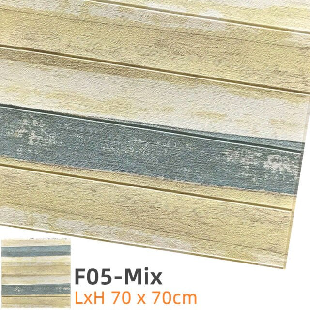 Self-Adhesive 3D Wall Sticker Brick Marble