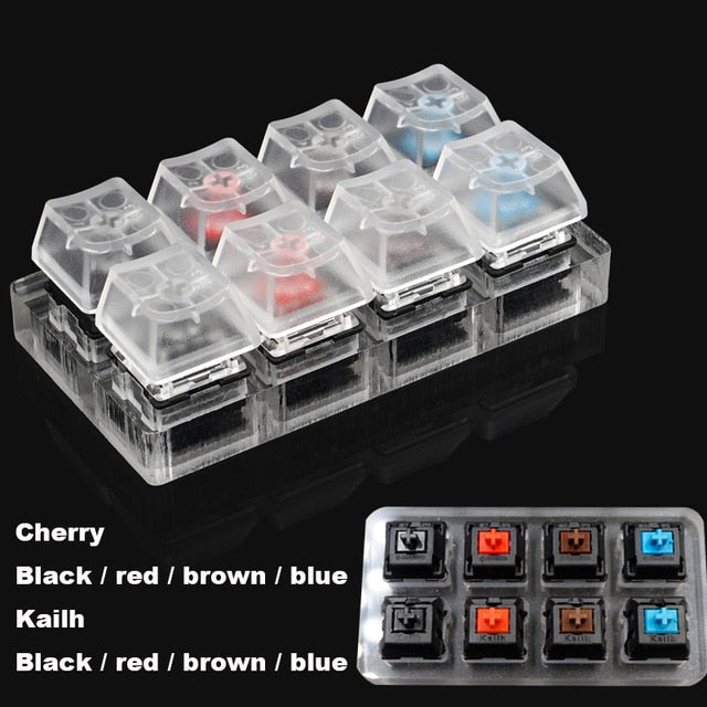 Translucent Keycaps Mechanical Keyboard Tester