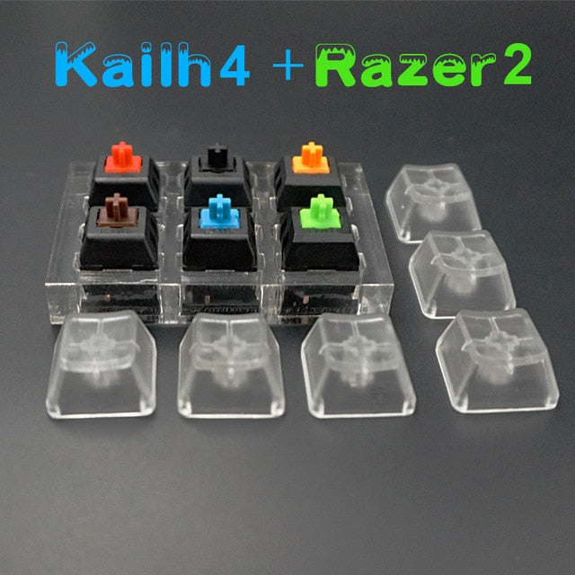 Translucent Keycaps Mechanical Keyboard Tester