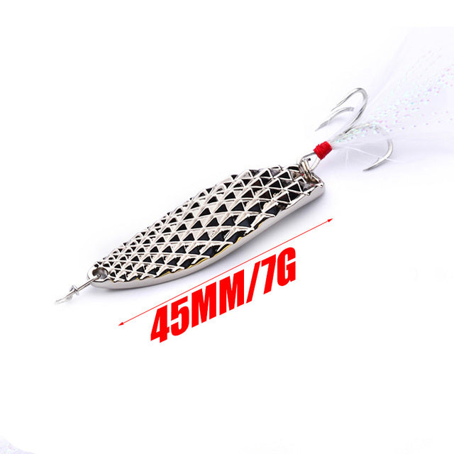 Metal Spinner Spoon Fishing Lures