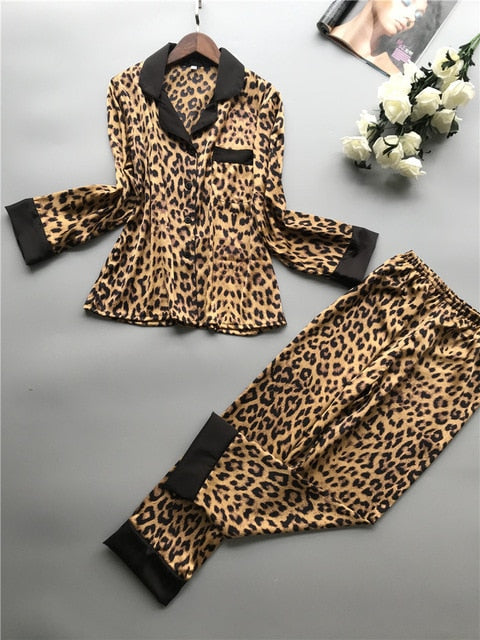 Casual Elegant Pyjama Femme Silk