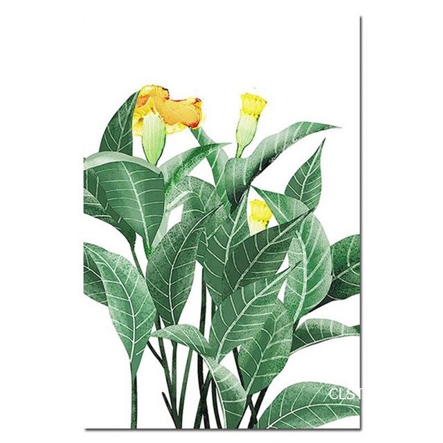 Purifying Air Fresh Green Plant Nordic Modern Style