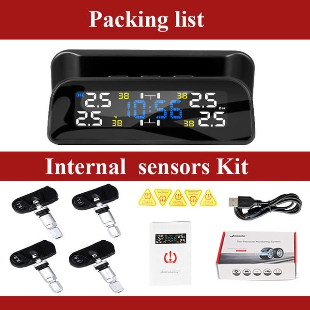 Develuck TPMS Car Tire Pressure Monitor System