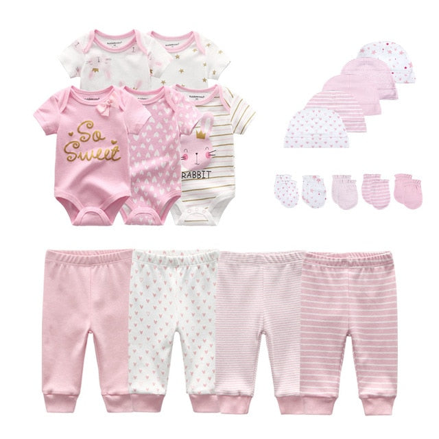 Unisex New Born Baby Boy Clothes Bodysuits