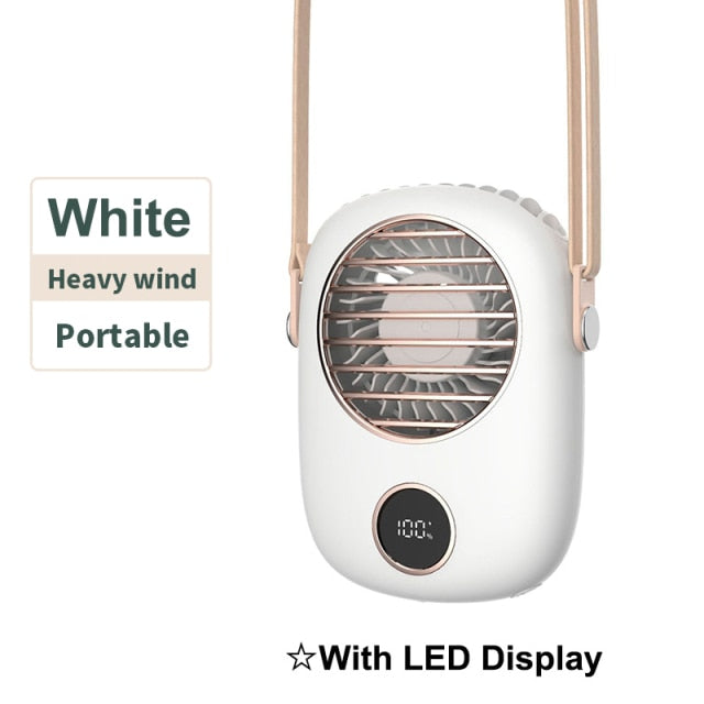 Neck fan portable mini usb fan