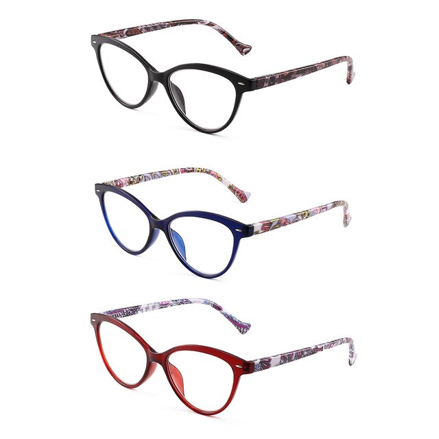 Spring Hinge Cat Eye Reading Glasses