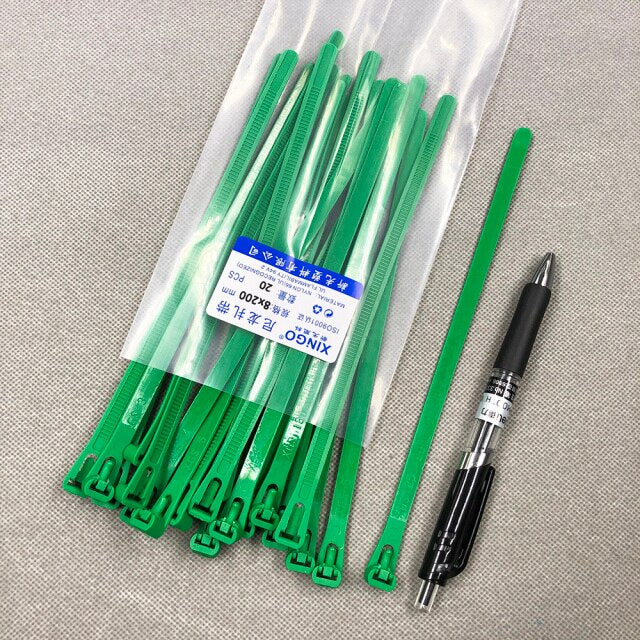 Various colors may loose nylon cable ties