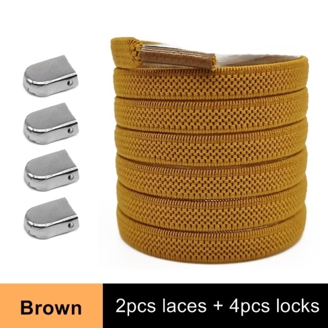 No Tie Shoe laces Elastic Shoelaces Clip