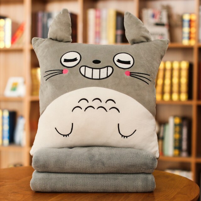 Siesta Pillow Quilt Pillow Mutual Use Cushion Blanket Three-in-One