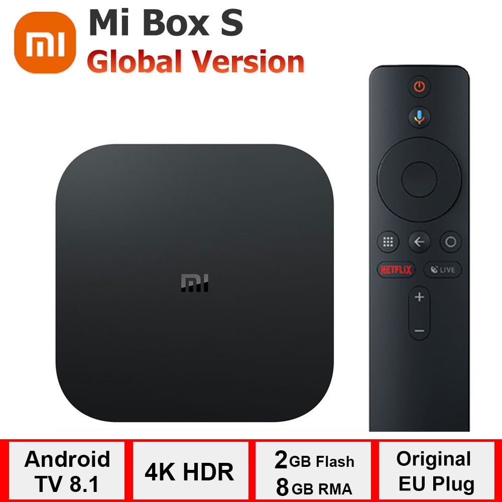 Mi Box S, Smart Android Tv Box 4k Ultra HD Set-Top Box – The Super