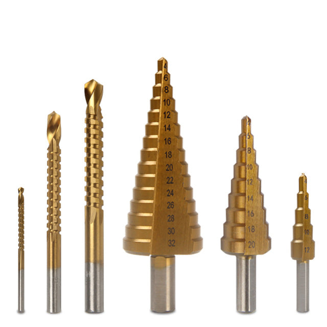 FivePears Step Drill Bit-Milling Cutter