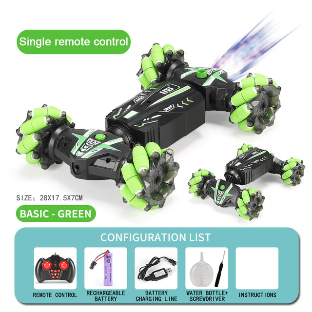 Car Toy Gesture Sensing Spray Twisting Stunt