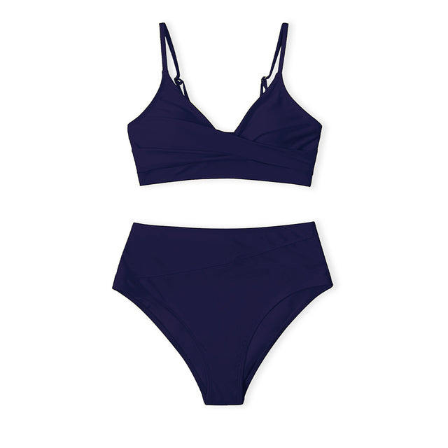Sexy Twist Tank High-Waist Bikini Sets