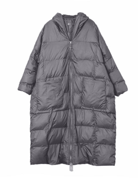 Winter Hooded Long Sleeve Cotton-padded