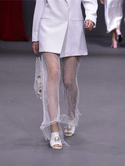 New Crystal Diamond Shiny Women Pants