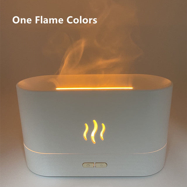 USB Essential Oil Diffuser With Flame Aroma