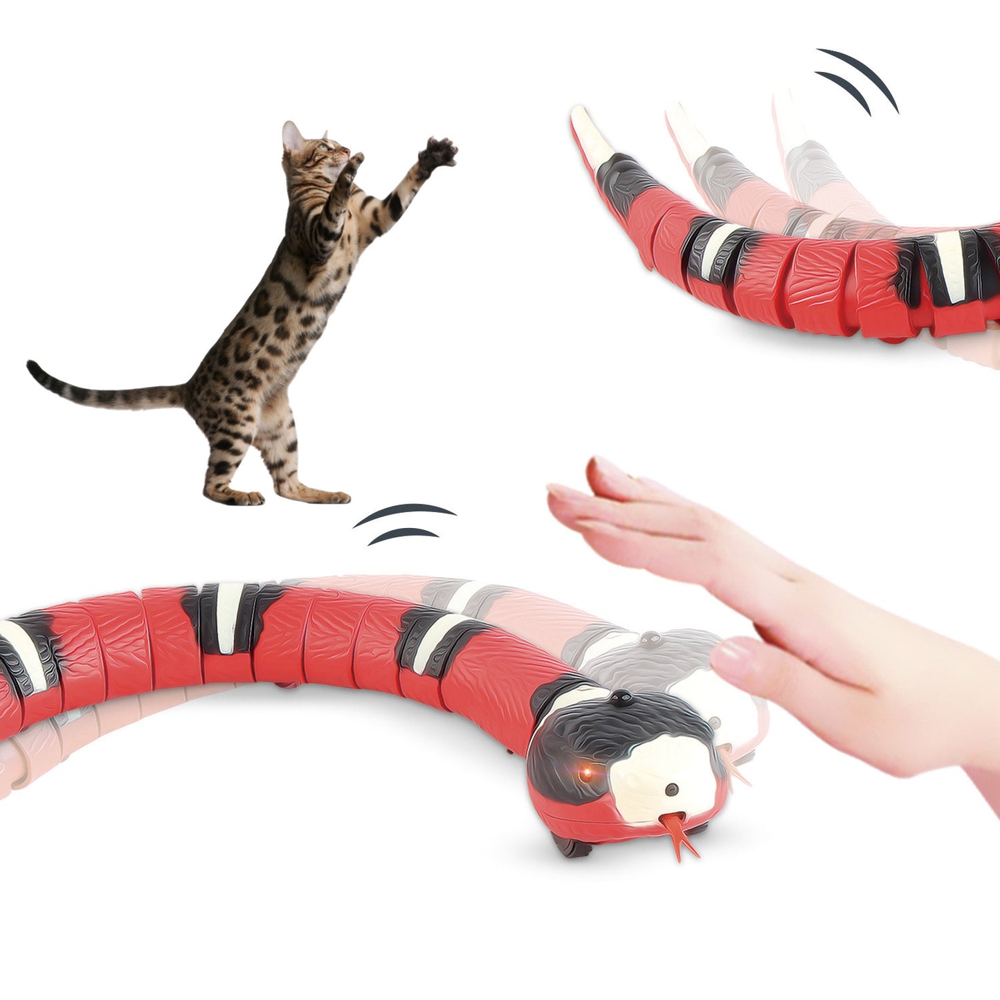Cat Toys Interactive Sensing Snake