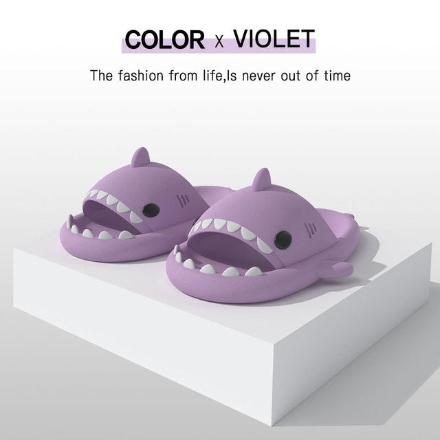 Shark Summer Adult Couple Slippers