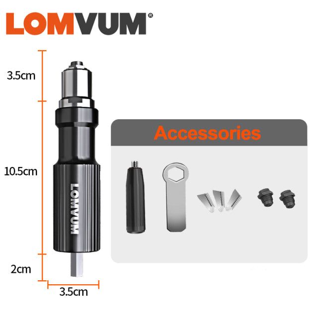 Electric Gun Riveting Adapter Insert Cordless Drill