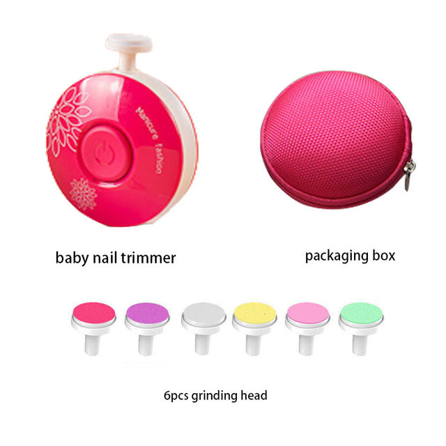 Electric Kids Nail Pedicure Clippers Cutter