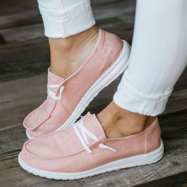 Lady Lace Up Anti-slip Breathable Shoes