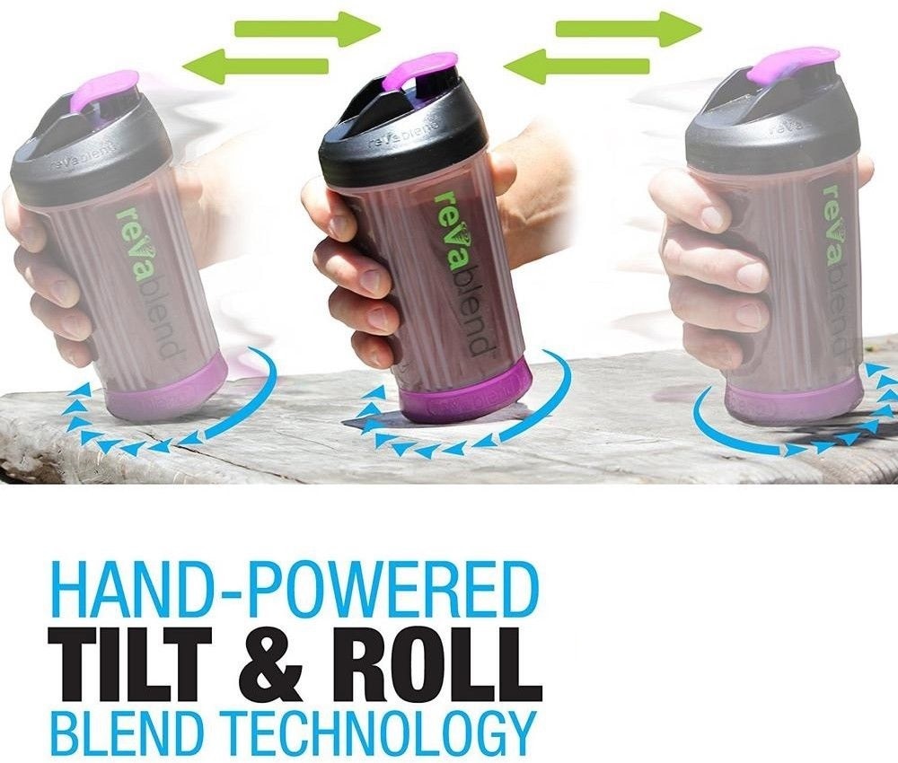 Portable Blender Requires no Battery Ultimate Personal Blend Bottle Smoothies Shakes