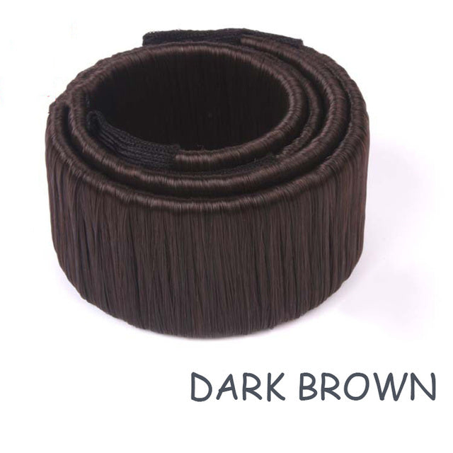 Synthetic Wig Donut Headband Hair Bun