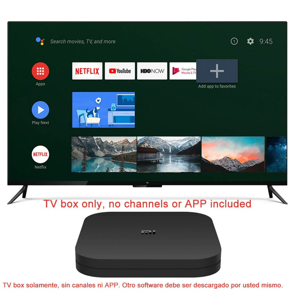 Mi Box S, Smart Android Tv Box 4k Ultra HD Set-Top Box