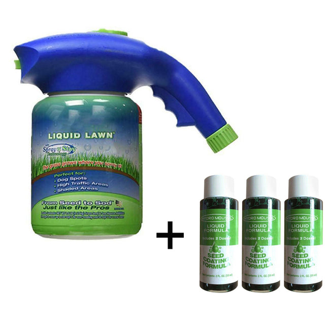 Gardening Seed Sprinkler Lawn Hydro Mousse Household Liquid System Seed Garden Device Lawnship Hydroseeding Care