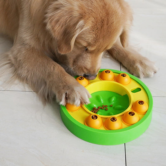 Dog Pets Puzzle Toys Slow Feeder Interactive Increase Puppy IQ Food Dispenser