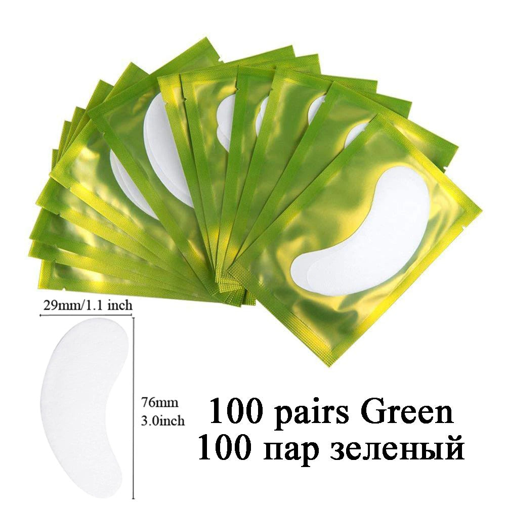 100pairs Eyelash Extension Paper Patches Grafted Eye Stickers