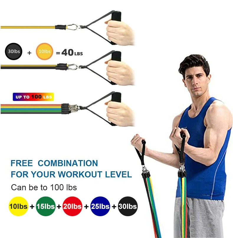Latex Resistance Bands Cross-fit Training Exercise Elastic Bands Fitness Equipment