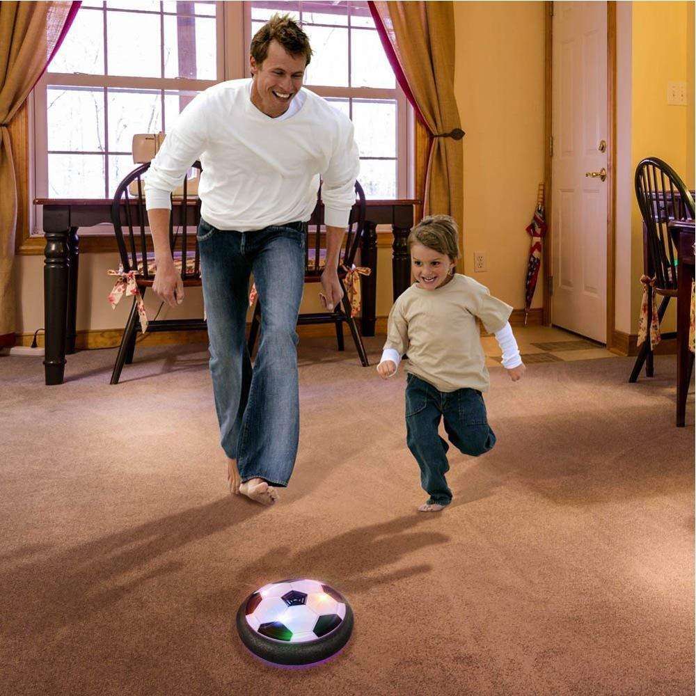 Hovering Football Mini Toy Ball Air Cushion Suspended Flashing Fun Soccer Kids Toys