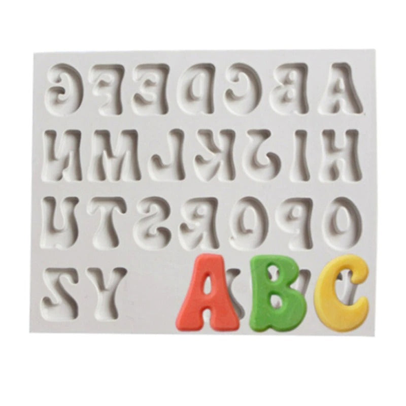 Numbers  Molds Letters Silicone Mold 3D Fondant Mold Cakes