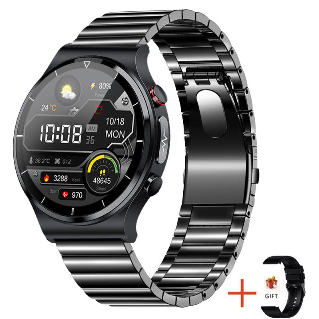ECG+PPG Smart Watch Men Blood Pressure Heart Rate