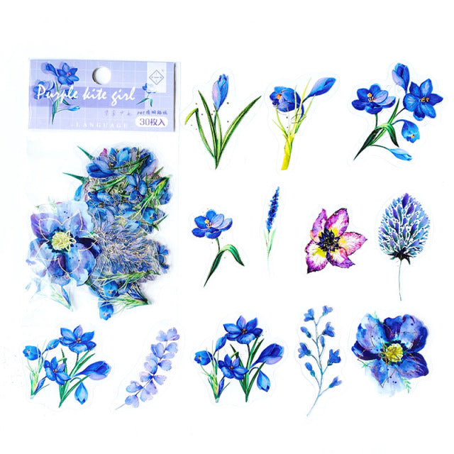 Golden Outline Hand Painting Colorful Flowers