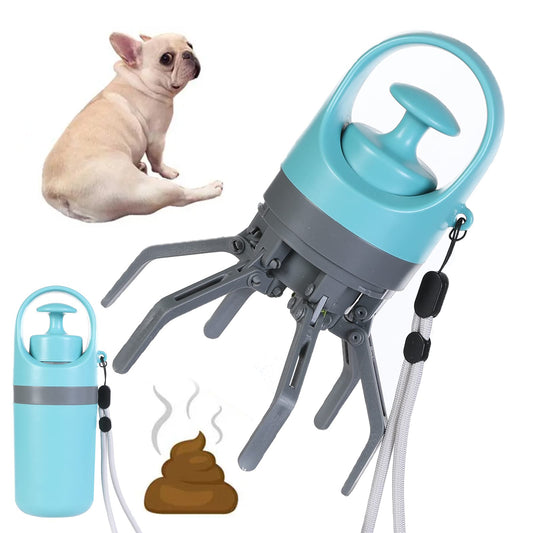 Portable Lightweight Dog Pooper Scooper With Built-in Poop Bag