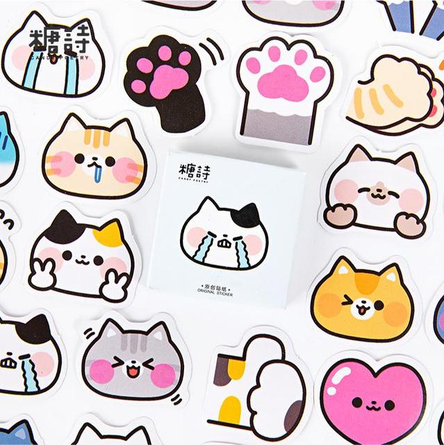 Cute Cat Stickers Vinyl