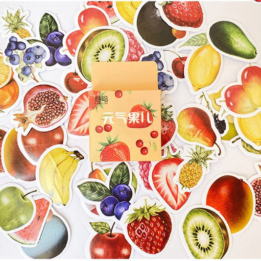Watercolor Fruits Aesthetic Diary Travel Journal