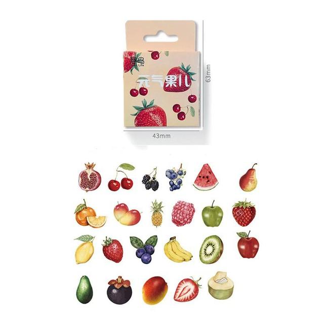 Watercolor Fruits Aesthetic Diary Travel Journal