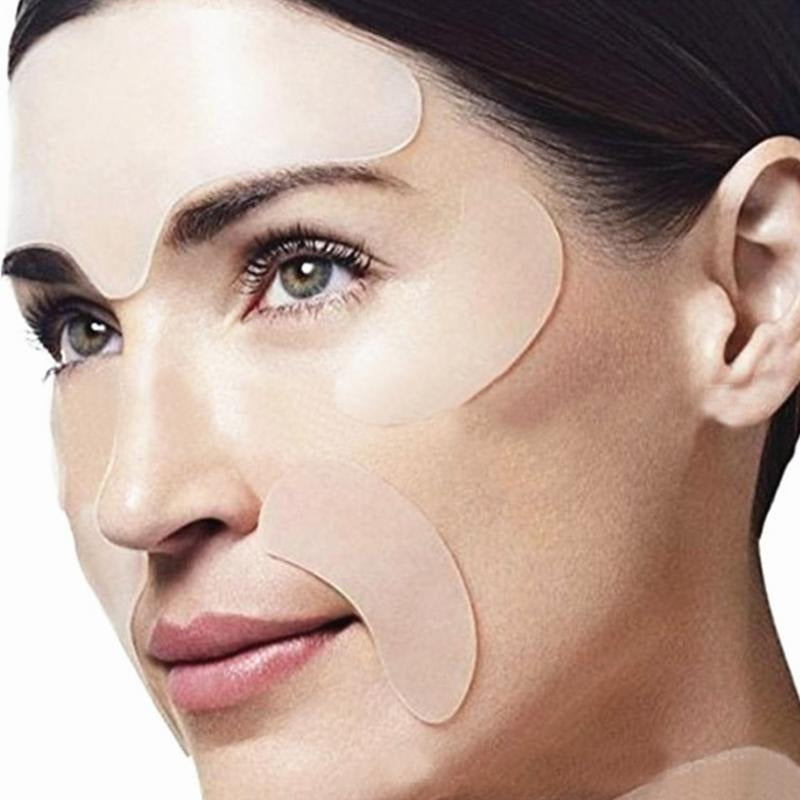 5PCS Reusable Silicone Anti-Wrinkle Eye Patches Face Lifting Patches