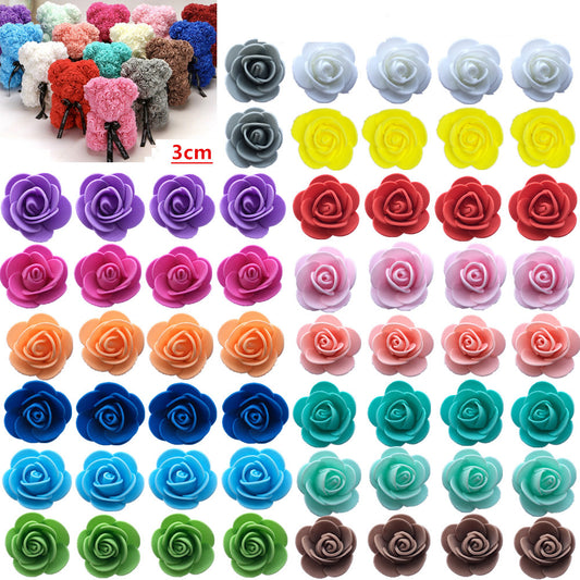 Foam Rose for Bear Artificial Flowers Diy