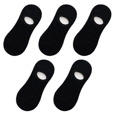 5 Pairs/Set Women Silicone non-slip invisible Socks
