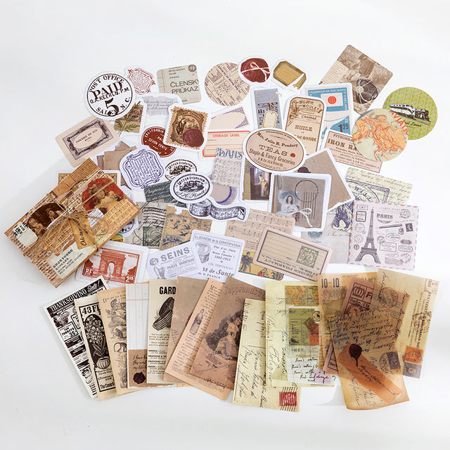 Stationery Stickers Retro Memory Room