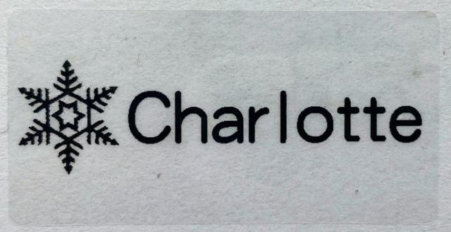 Name Transparent Tag Sticker Customize